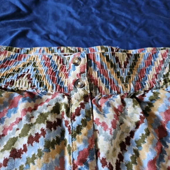 Sonoma Multicolor Chevron Pattern Midi Skirt Tiered  Womens XL - Picture 8 of 12